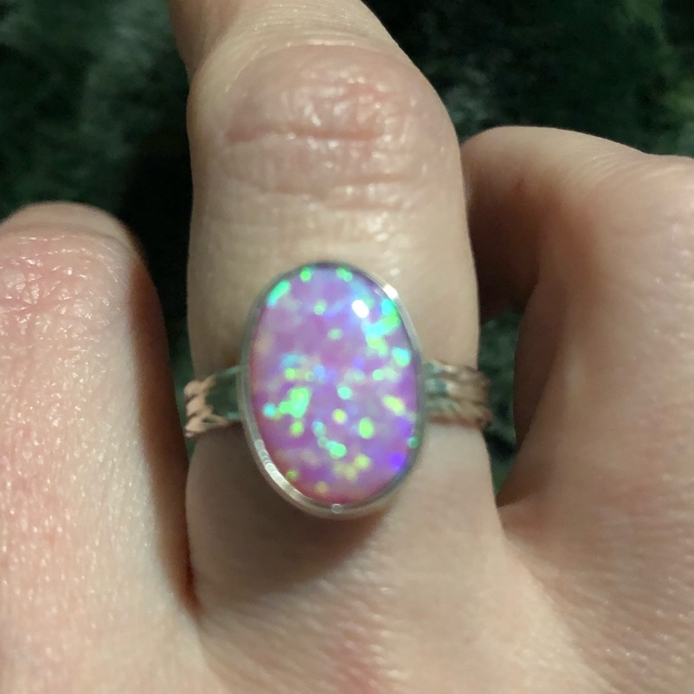 Pink Opal Ring